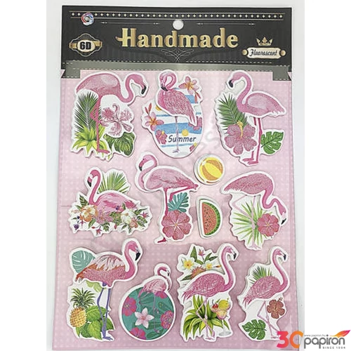 Matrica 3D papíralapú 0 Handmade CRL7343