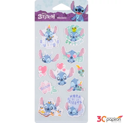Matrica 3D öntapadós Stitch 1 Colorino