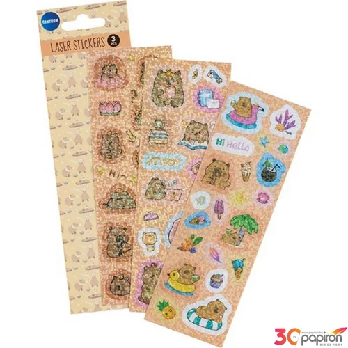 Matrica CAPYBARA 15X10MM vegyes 81271
