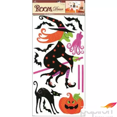 Falmatrica Halloweeni boszorkány, 60x32cm