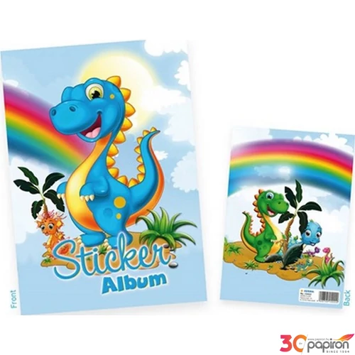 Matricagyűjtő album Herma Dínók Sticker album
