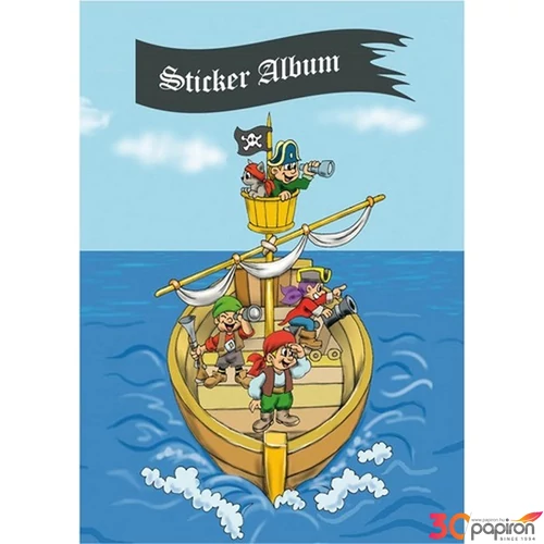 Matricagyűjtő album Herma Kalóz kaland Sticker album