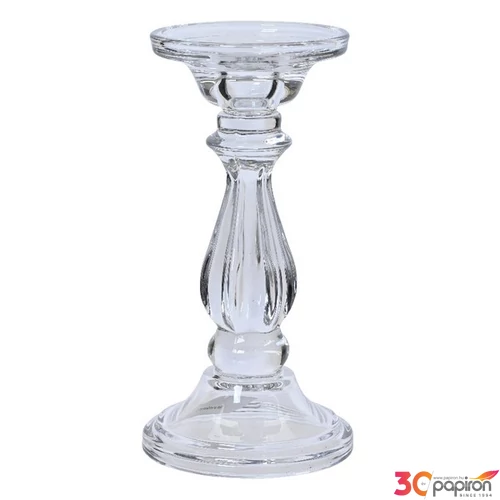 Mécsestartó 24' üveg 10cmx10cmx20cm sdkae