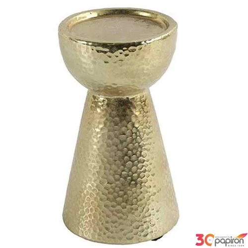 Mécsestartó arany Tealight rd Mikela M gold 20cm Holland SDDST53