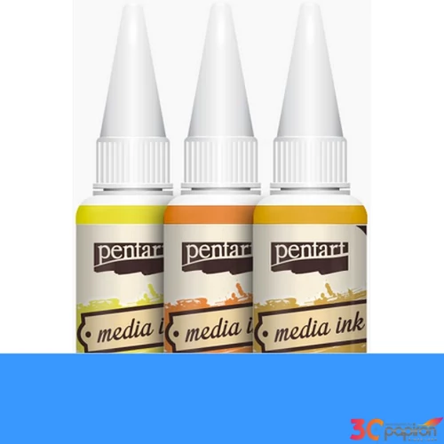 Média tinta 20ml topázkék