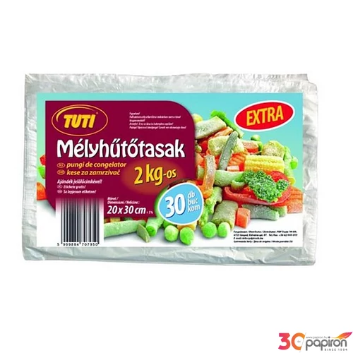 Mélyhűtőzacskó 2kg 30db TUTI