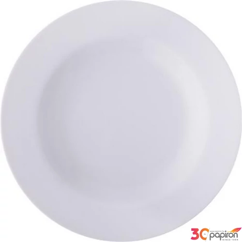 Mélytányér, fehér, 22,5 cm 6 db-os szett Economic