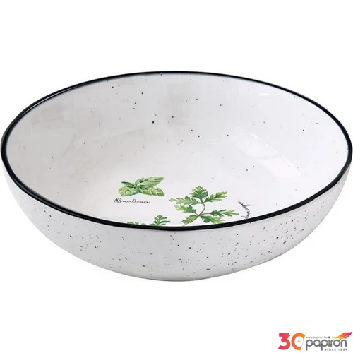Tányér mély porcelán 18cm, Home