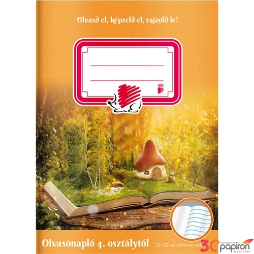 Mesefüzet IV.osztályos Süni Olvasd el, képzeld el, rajzold le! Ico Süni iskolaszezonos tanszerek