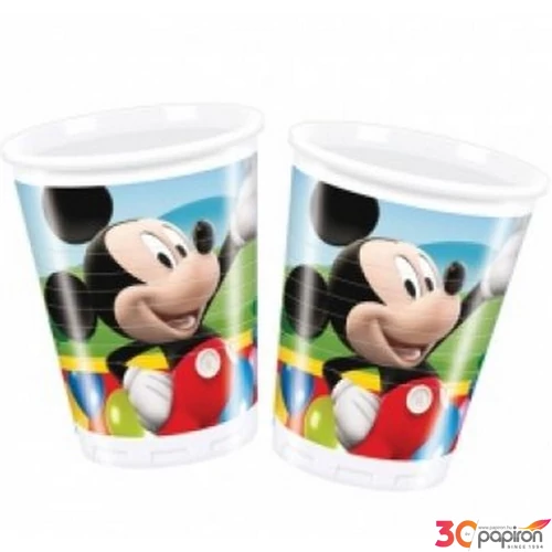 Pohár Mikiegér Party time 200ml 10db/cs