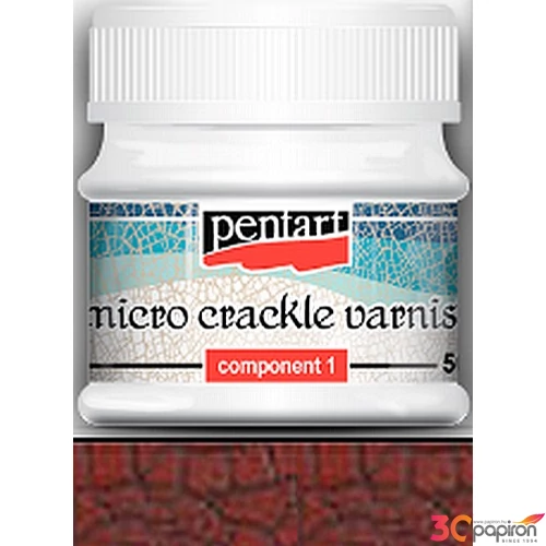 Mikrorepesztő lakk szett 50ml Pentart kétkomponensű rendszer