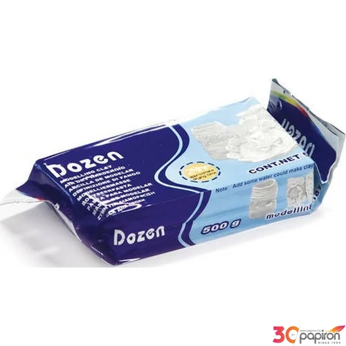 Modellező massza 500gr. Mona Lisa, fehér szín