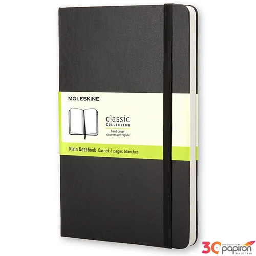 Moleskine Notesz fekete QP062 L sima kemény fedeles Notesz jegyzet