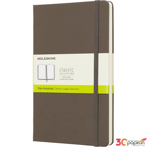 Moleskine Notesz keményfedeles Föld barna L-es sima QP062P14