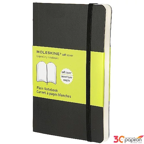 Moleskine Notesz puha fekete P sima QP613