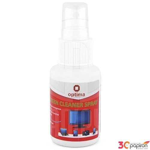Monitor tisztító spray Optima 60ml Papiron