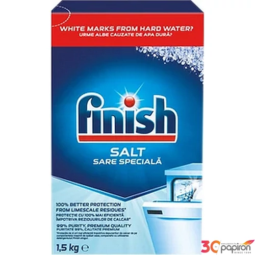 Mosogatógép regeneráLó só 1,5kg Calgonit Finish regeneráló só KHT073