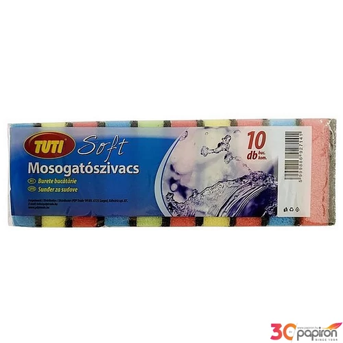 Mosogatószivacs 10db TUTI Soft