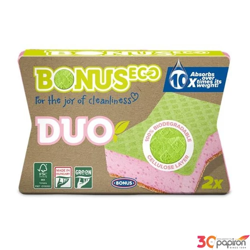 Mosogatószivacs karcmentes 2db BONUS Duo