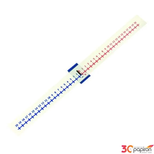 Műanyag számegyenes 0 iskolaszezonos termék