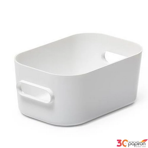 Műanyag tárolódoboz 0,6liter SMARTSTORE Compact XS fehér