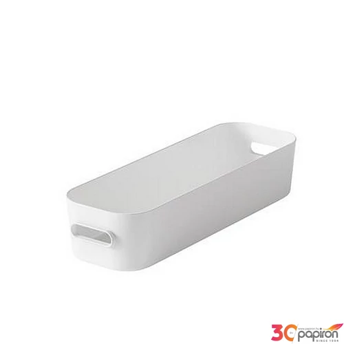 Műanyag tárolódoboz 1,3liter SMARTSTORE Compact Slim fehér