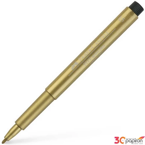 Faber-Castell művész filctoll Pitt tintás -1,5- arany AG-Pitt 167350