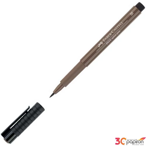 Faber-Castell művész filctoll Pitt tintás -B- erősbarna AG-Pitt 167477