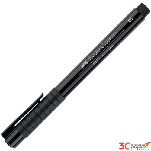 Faber-Castell művész filctoll Pitt tintás -B- fekete AG-Pitt 167499 167499