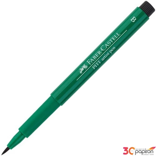 Faber-Castell művész filctoll Pitt tintás -B- fenyőzöld AG-Pitt 167478