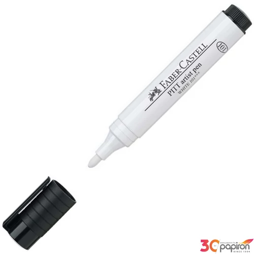 Faber-Castell művész filctoll Pitt Jumbo -B- fehér AG-Pitt 167601