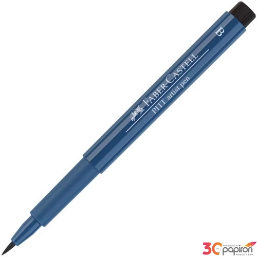 Faber-Castell művész filctoll Pitt tintás -B- kék AG-Pitt 167447