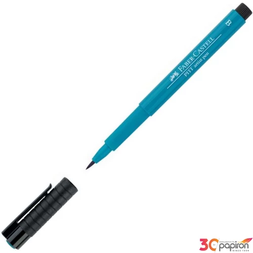 Faber-Castell művész filctoll Pitt tintás -B- türkiz AG-Pitt 167453