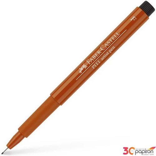 Faber-Castell művész filctoll Pitt tintás -F- barna AG-Pitt 167288