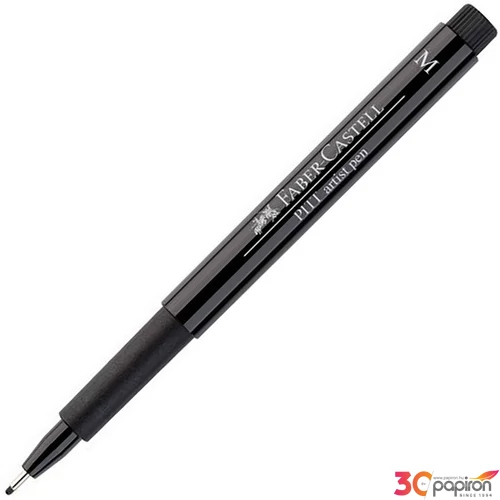 Faber-Castell művész filctoll Pitt tintás -M- fekete AG-Pitt 167399