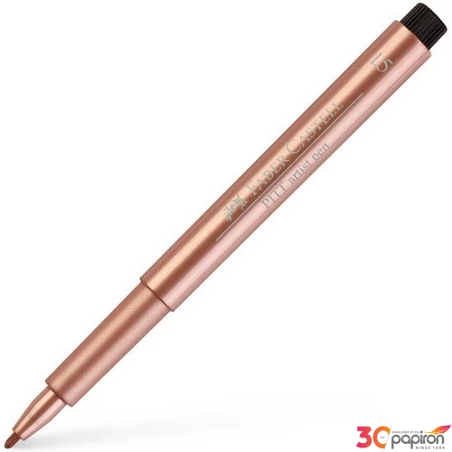 Faber-Castell művész filctoll Pitt tintás -1,5- réz AG-Pitt 167352