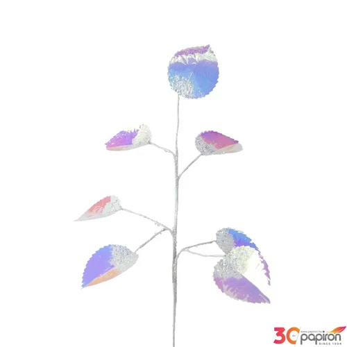Selyemvirág - művirág 24' 70 cm metál glitters színjátszós jégcsap színű levelekkel sdkae
