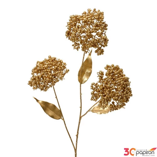 Selyemvirág - művirág 24' arany szálas virág 86cmx15cmx12cm sdkae