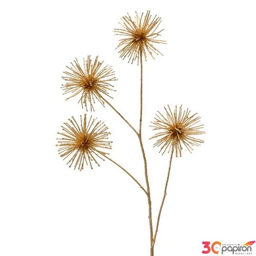 Selyemvirág - művirág 24' arany, 4 virág 85cmx18cmx8cm sdkae