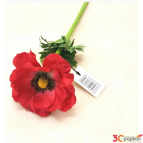 Selyemvirág - művirág anemóna 55cm pipacs tipusú virág