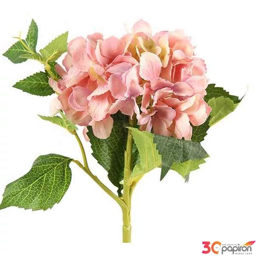 Selyemvirág művirág hortenzia Hydrangea pink 46cm Holland SDDST53
