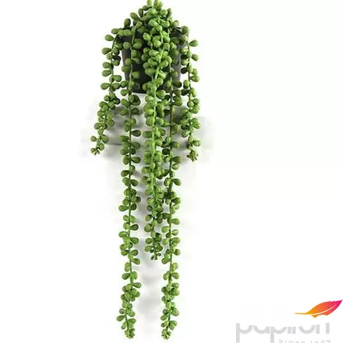 Selyemvirág - művirág borsóka Senecio Rowleyanus green 45cm gyöngyfűzér Holland