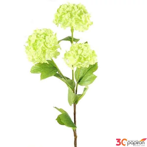 Selyemvirág művirág hortenzia labdarózsa Viburnum green bangita 61cm Holland SDDST53