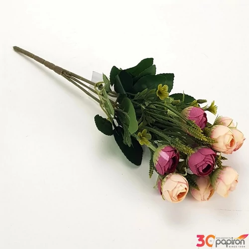 Művirág Begónia csokor mályva-púder 30 cm