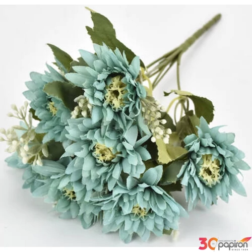 Selyemvirág - művirág csokor cirmoslila, 30cm