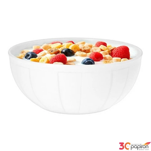 Müzlis és salátástálka ROTBERG fehér 17cm 6db-os szett Oslo