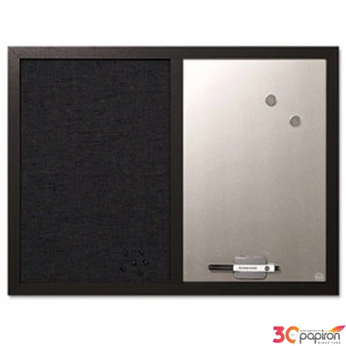 Osztott tábla Bi-Office 60x45 textiles+mágneses Black Shadow MX04433168