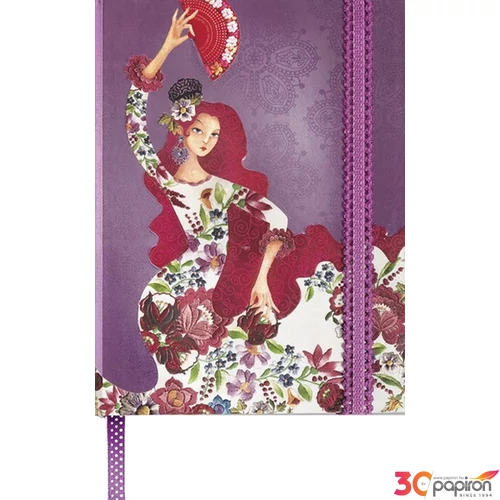 Napló Boncahier Flamenco mágneszáras Flamenco - 86516 Boncahier Napló