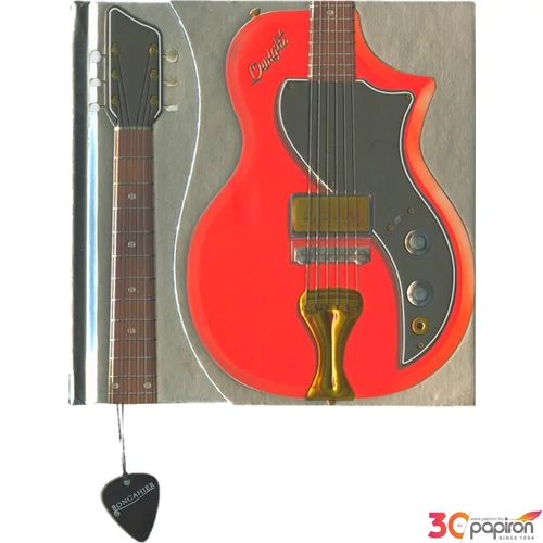 Napló Boncahier Rock Díszkötés - 86745 Guitars Boncahier Napló