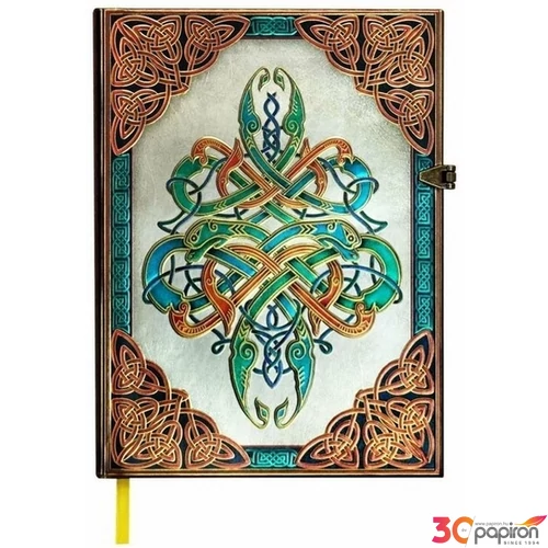 Napló Boncahier Arte Celta kapocszáras sima - 50406 Boncahier jegyzet Napló